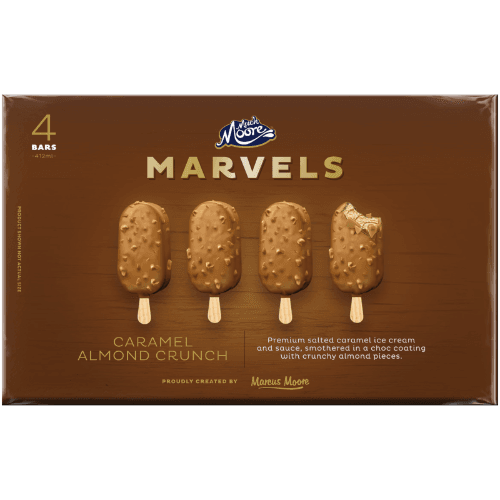 Much Moore Marvels Caramel Almond Crunch Ice Cream Stick