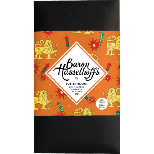 Baron Hasselhoff's Butter Boom Burnt Butter & Cinnamon Chocolate Block