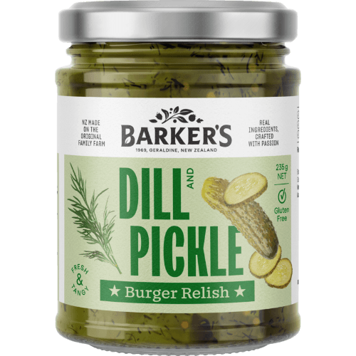 Barker's Dill And Pickle Burger Relish