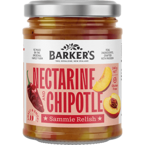 Barker's Nectarine And Chipotle Sammie Relish