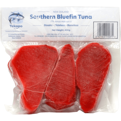 Solander Southern Bluefin Tuna Steaks Fish 400 g