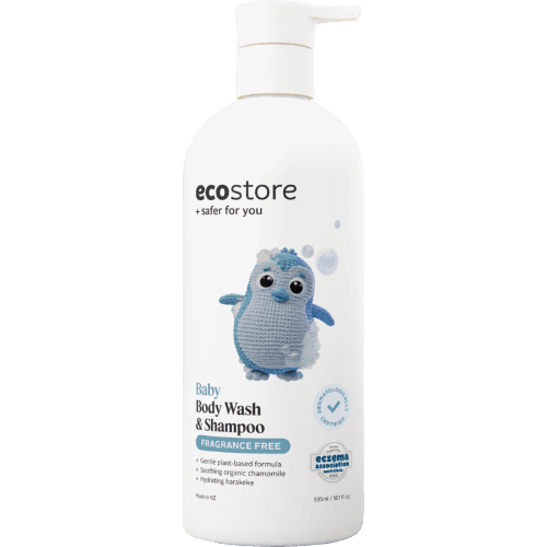 Ecostore Baby Fragrance Free Body Wash & Shampoo