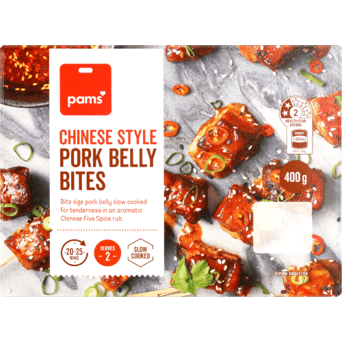 Pams Chinese Style Pork Belly Bites