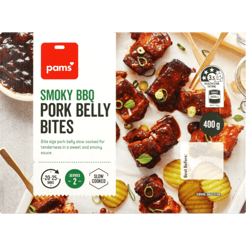Pams Smoky BBQ Pork Belly Bites