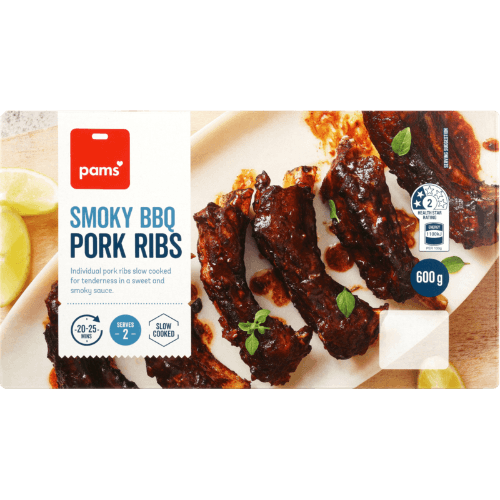 Pams Smoky BBQ Pork Ribs