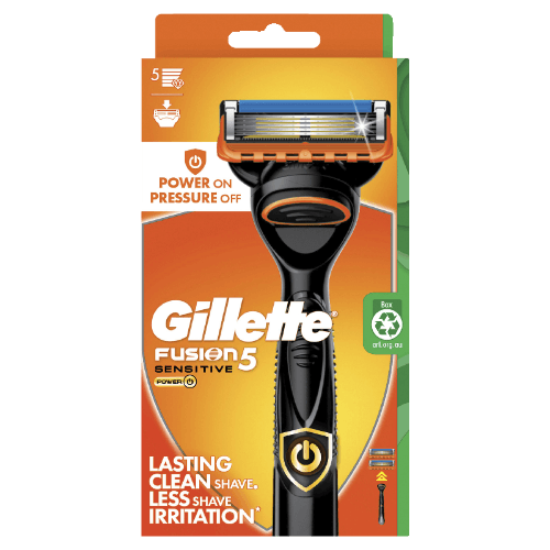 Gillette Fusion 5 Sensitive Razor And 1 Cartridge