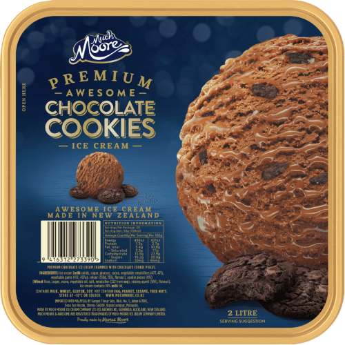 Much Moore Awesome Chocolate Cookies Ice Cream