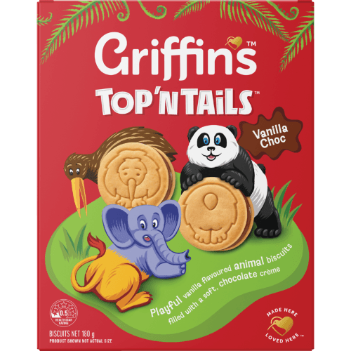Griffin's Top 'n Tails Vanilla Choc Biscuits