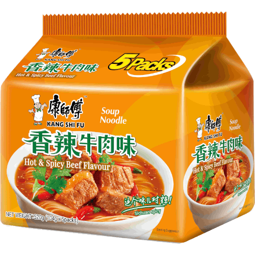 Kang Shi Fu Hot&spcy Beef KSF Noodle Soup