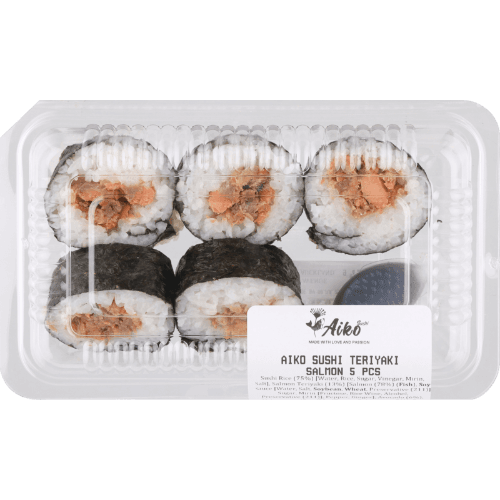 Aiko Teriyaki Salmon Sushi 5 pack