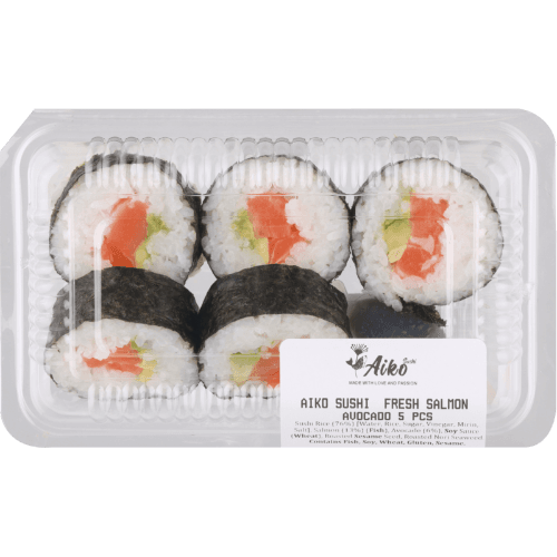 Aiko Fresh Salmon Avocado Sushi