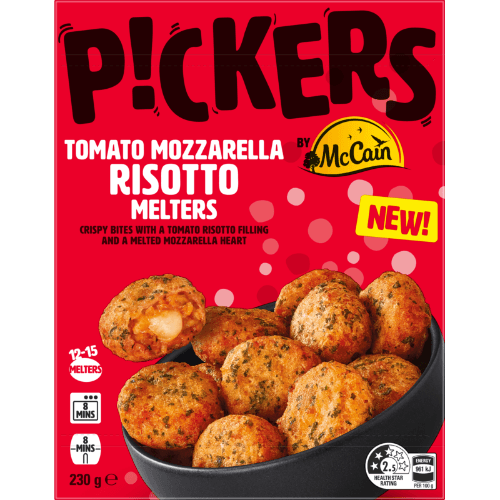 McCain Pickers Tomato Mozzarella Risotto Melters