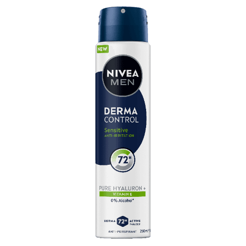 Nivea Men Derma Control Sensitive 72hr Anti-Perspirant Aerosol