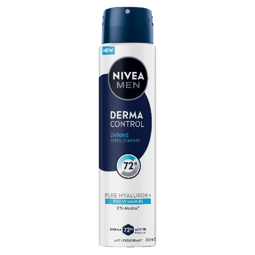 Nivea Men Derma Control Defend 72hr Anti-Perspirant Aerosol