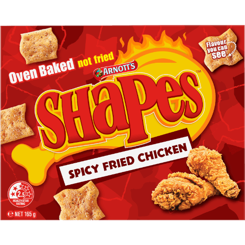 Arnott's Spicy Fried Chicken Shapes Snacks