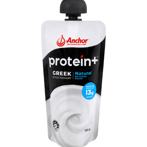 Anchor Protein+ Natural Greek Style Yoghurt Pouch