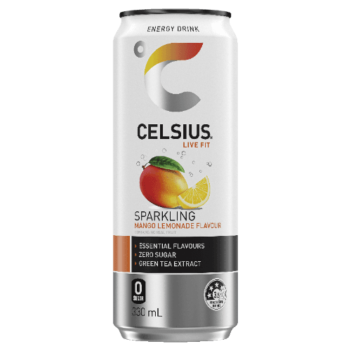 Celsius Mango Lemonade Flavour Energy Drink