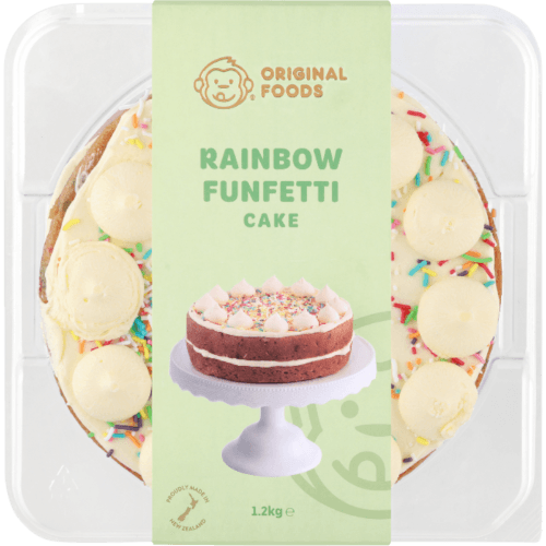 Original Foods Rainbow Funfetti Cake