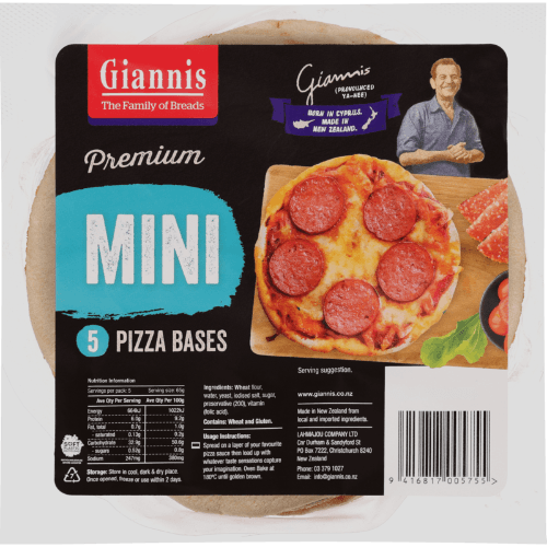 Giannis Mini Pizza Bases