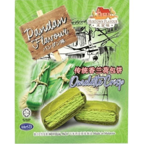 Pandan Omelette Crisp
