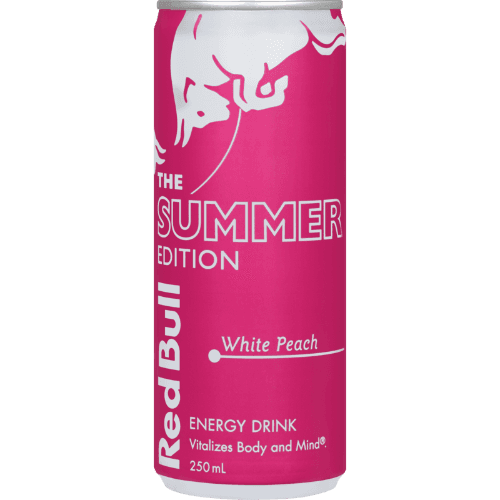 Red Bull The Summer Edition White Peach Energy Drink