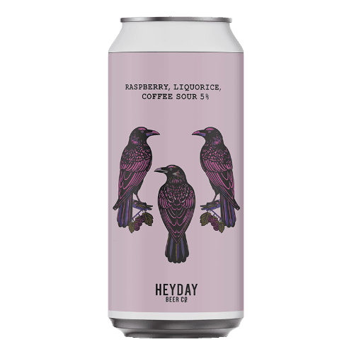 Heyday Beer Co Raspberry Liquorice Coffee Sour