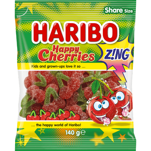 Haribo Happy Sour Cherries Confectionery