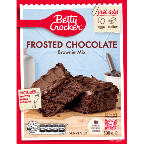 Betty Crocker Frosted Chocolate Brownie Mix 500 g