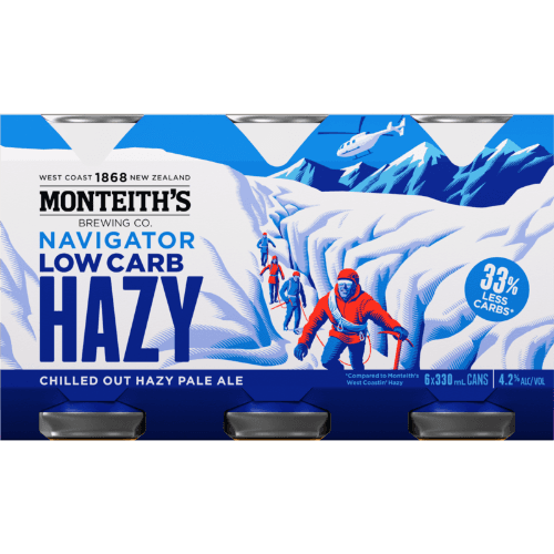 Monteith's Navigator Low Carb Hazy