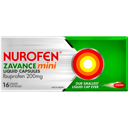 Nurofen Mini Liquid Capsules Pain Relief