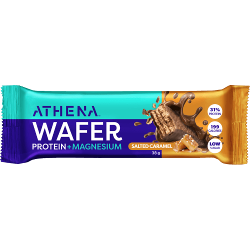 Athena Salted Caramel Wafer Protein + Magnesium Bar