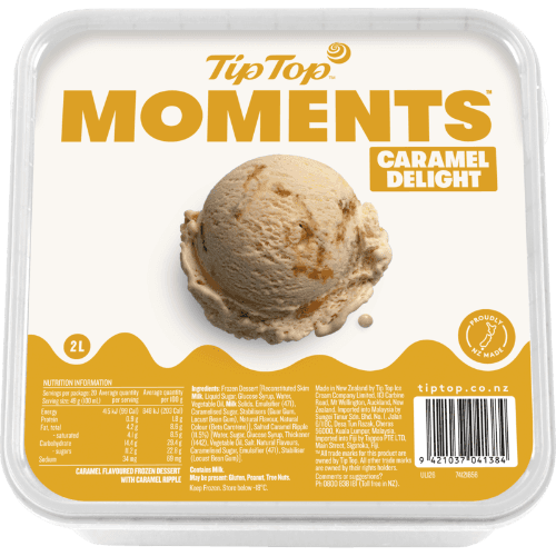 Tip Top Moments Caramel Delight Frozen Dessert