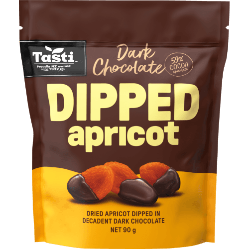 Tasti Dark Chocolate Dipped Apricot