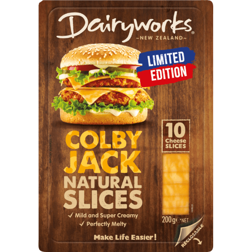 Dairyworks Colby Jack Natural Cheese Slices