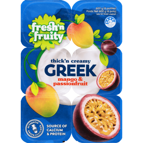 Fresh 'n Fruity Greek Mango & Passionfruit Thick 'n Creamy Yoghurt