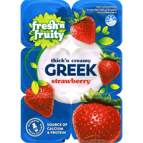 Fresh 'n Fruity Greek Strawberry Thick 'n Creamy Yoghurt