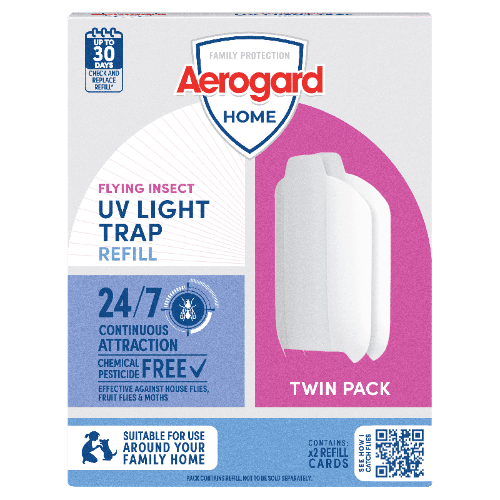 Aerogard Home Flying Insect UV Light Trap Refill Twin Pack