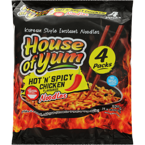 House of Yum Hot N Spicy Chicken Korean Style Noodles
