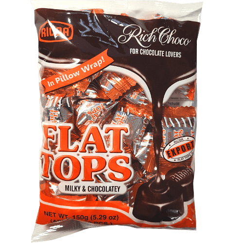 Ricoa Flat Tops Milky & Chocolatey Chocolate