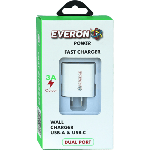 Everon Wall Charger USB-A & USB-C Dual Port