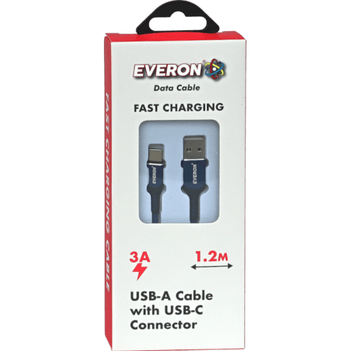 Everon Usb-a Cable With Usb-c Connector Data Cable