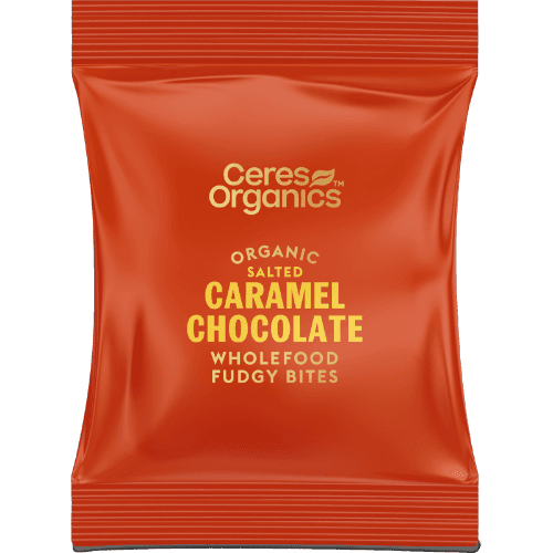 Ceres Organics Wholefood Fudgy Bites Caramel Chocolate