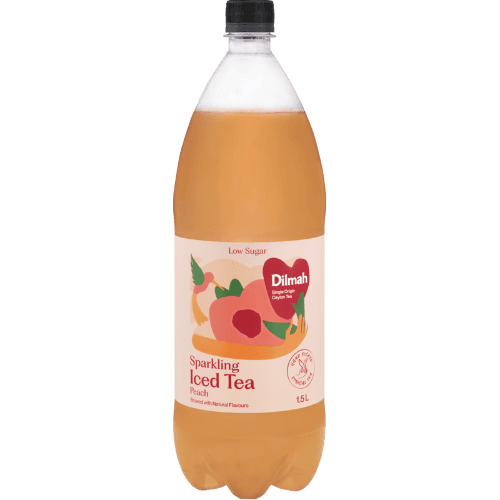 Dilmah Low Sugar Peach Sparkling Iced Tea