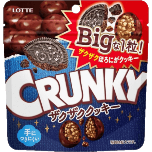 Lotte Crunky Cookie Big Pouch Choco Snack