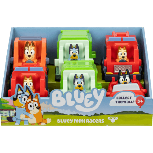 Bluey Mini Racers Assorted Toy
