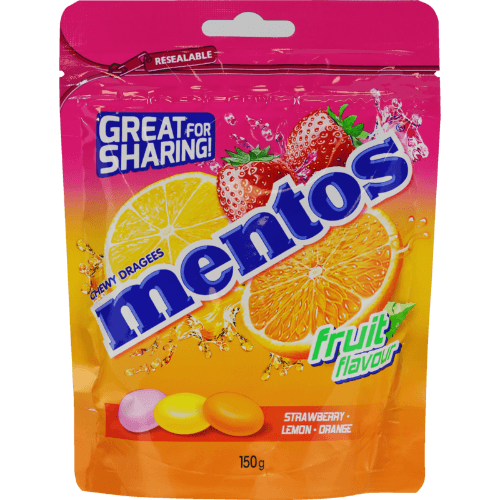 Mentos Fruit Flavour Share Bag