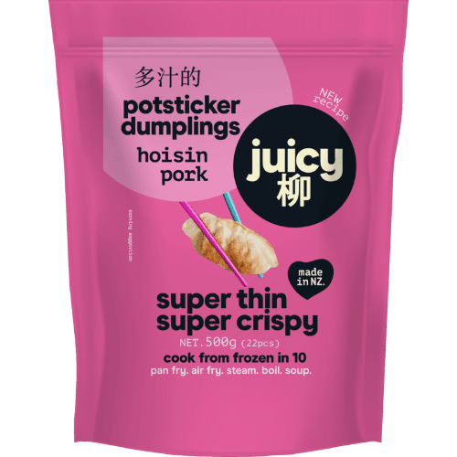 Juicy Hoisin Pork Potsticker Dumplings