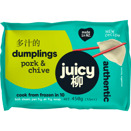 Juicy Pork & Chive Dumplings