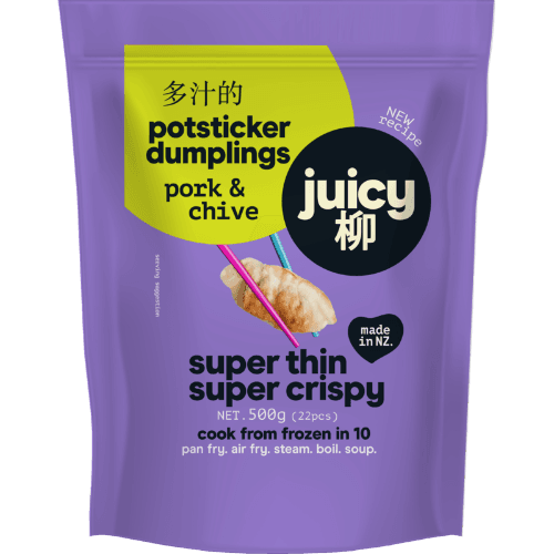 Juicy Pork & Chive Potsticker Dumplings
