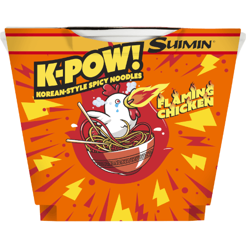 Sumin K-Pow Flaming Chicken Korean-Style Spicy Noodles